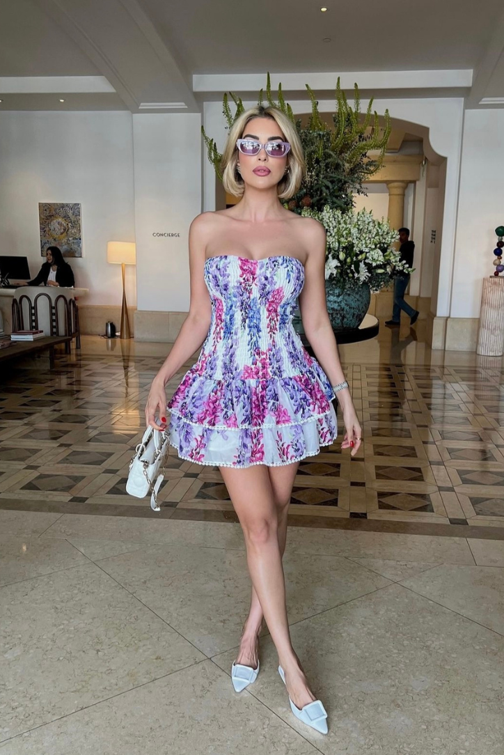 Hester | Ruffle Mini Dress