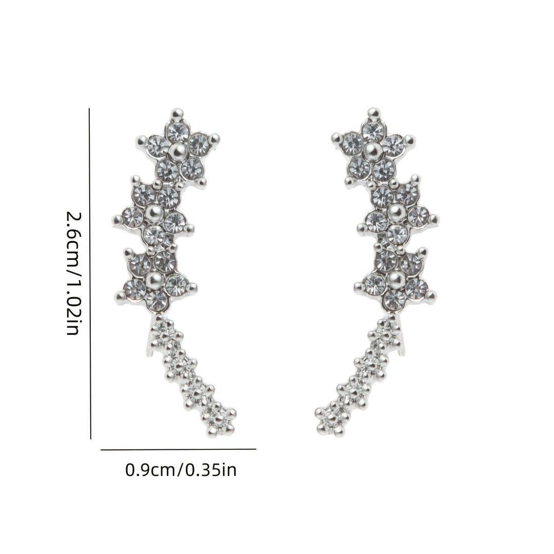 Azalea | Flower Ear Climber Earrings