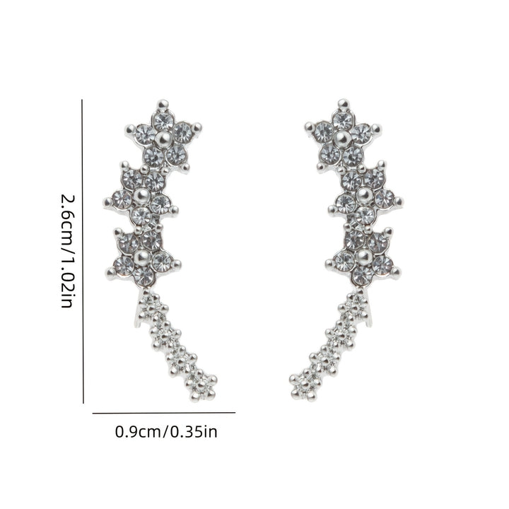 Azalea | Flower Ear Climber Earrings