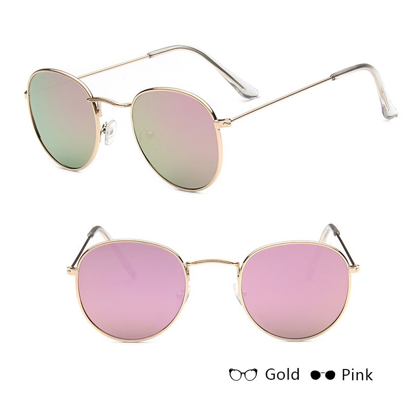 Ignis | Round Mirrored Metal Sunglasses