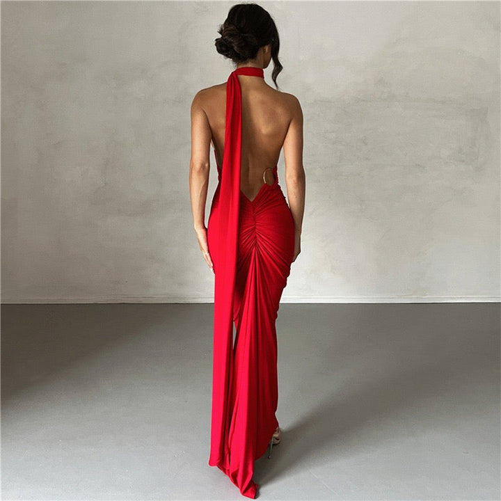 Scarletta | One-Shoulder Bodycon Maxi Gown