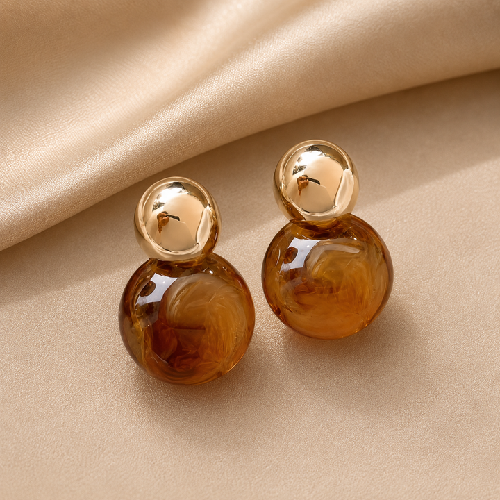 Adelvine | Amber Glow Studs