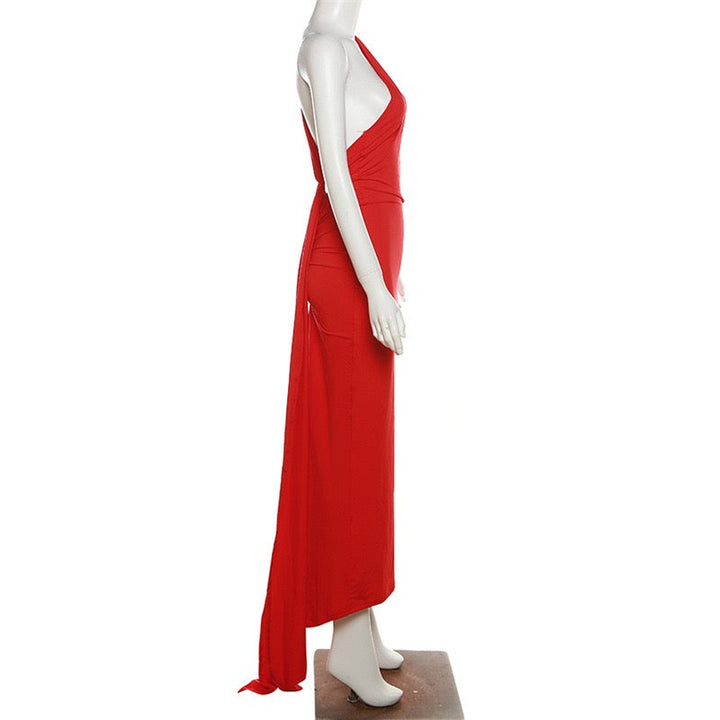 Scarletta | One-Shoulder Bodycon Maxi Gown