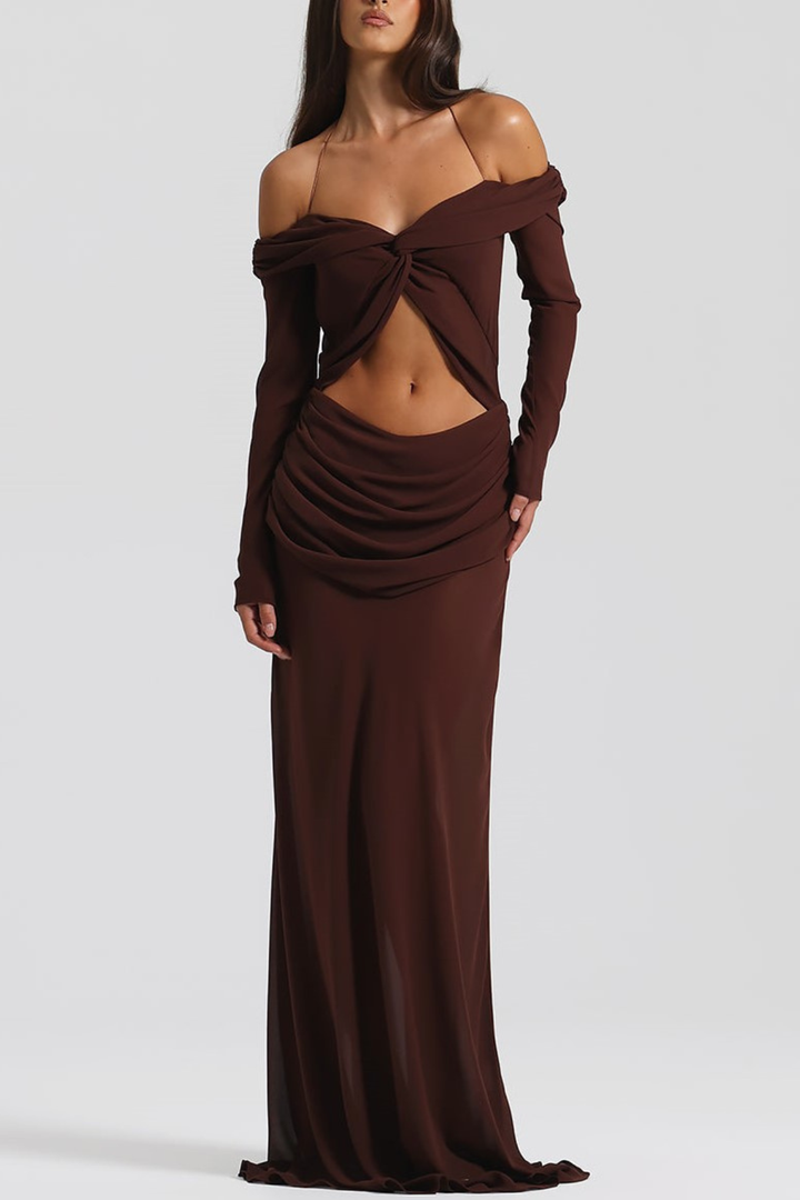 Tegan | Knot Cutout Maxi Dress
