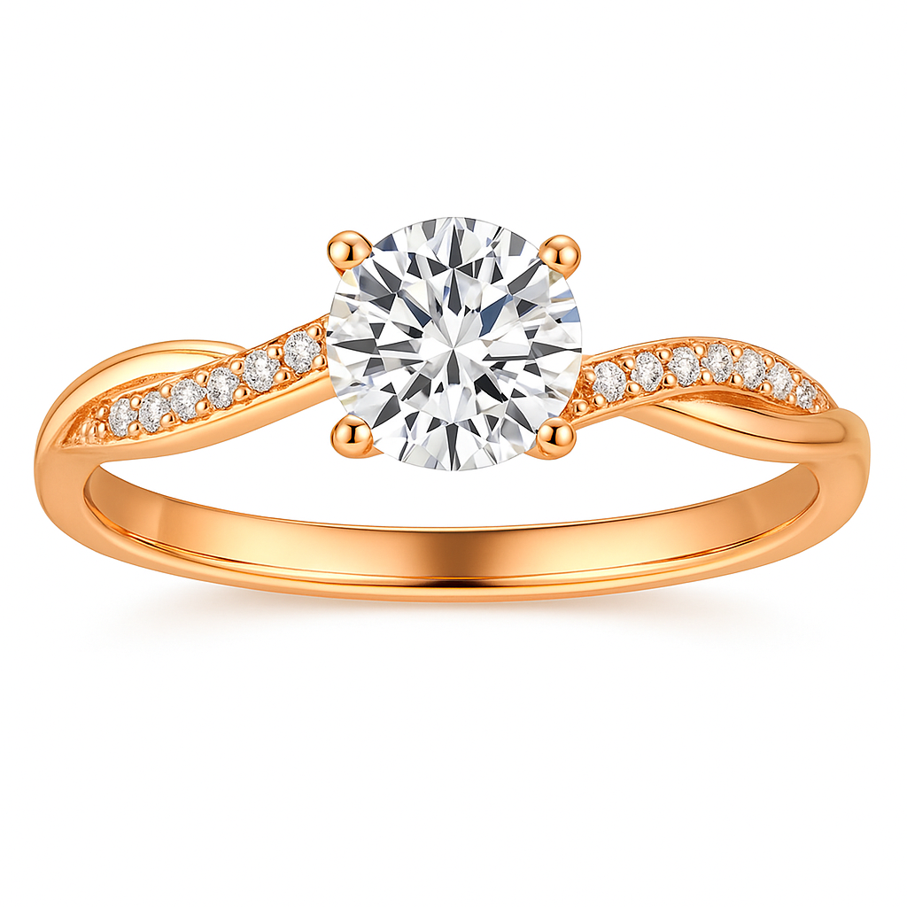 Berenice | Classic Twisted Accent Ring