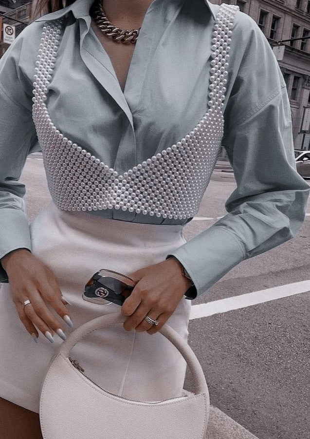 Diantha | Ivory Gem Bralette