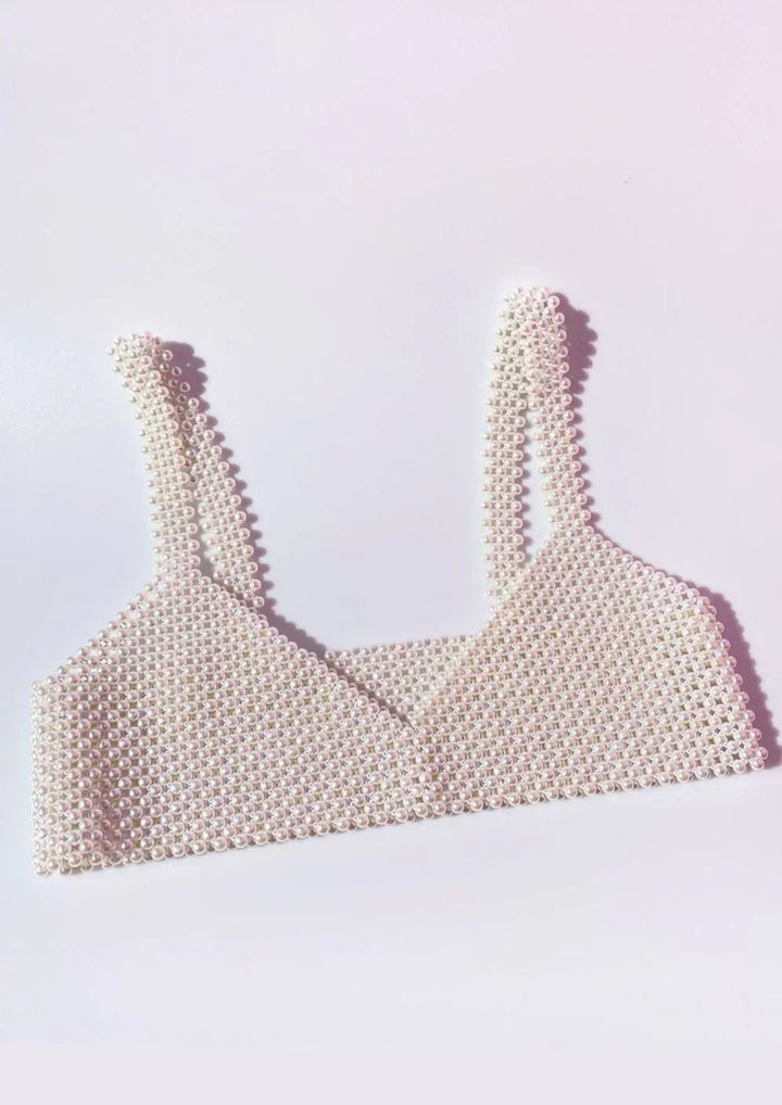 Diantha | Ivory Gem Bralette