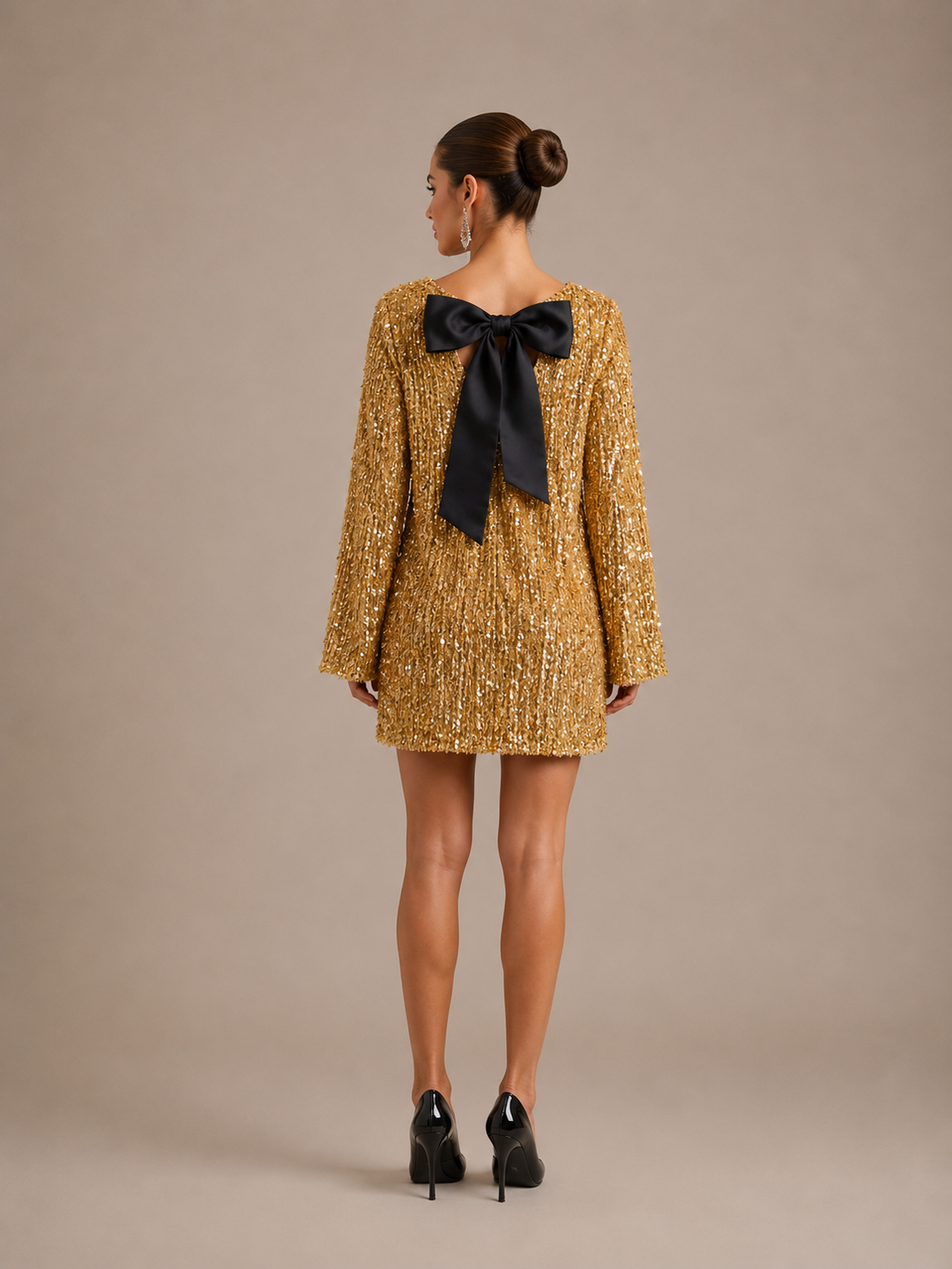 Izzy | Sequin Bow Dress