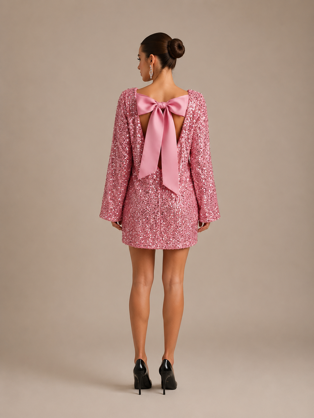 Izzy | Sequin Bow Dress