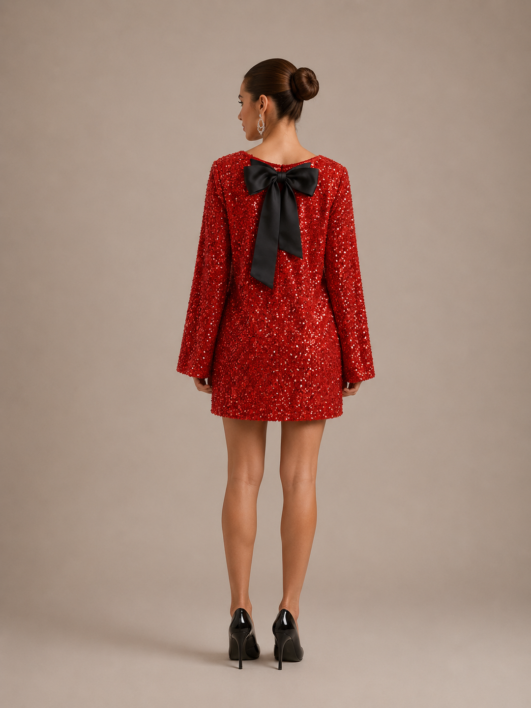 Izzy | Sequin Bow Dress