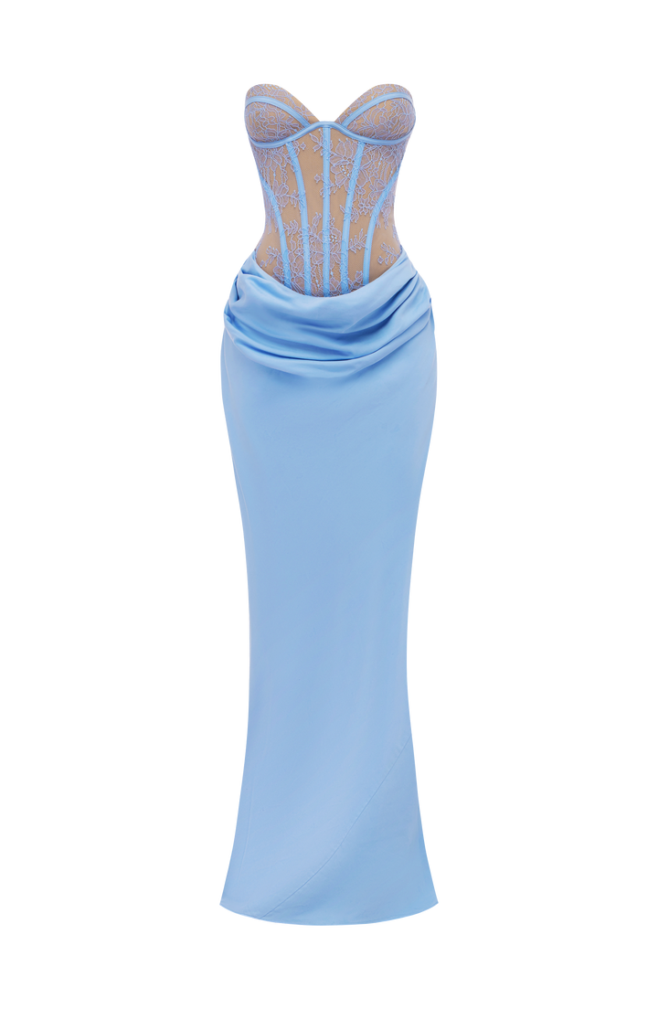 Evangeline | Strapless Maxi Dress