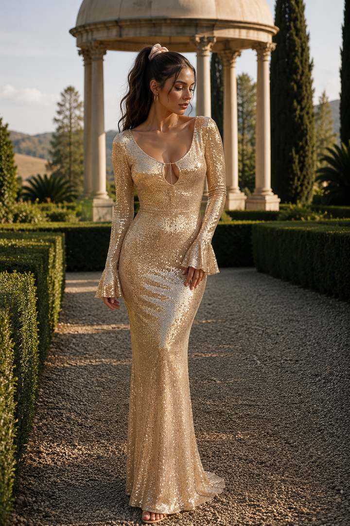 Kali | Shimmering Long Gown