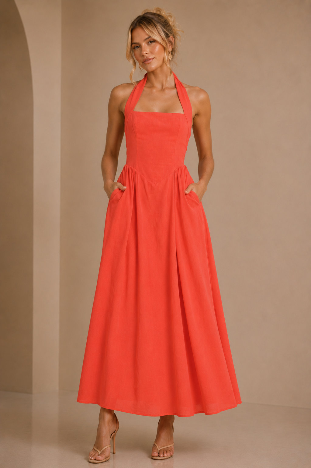 Karys | Halter Maxi Dress