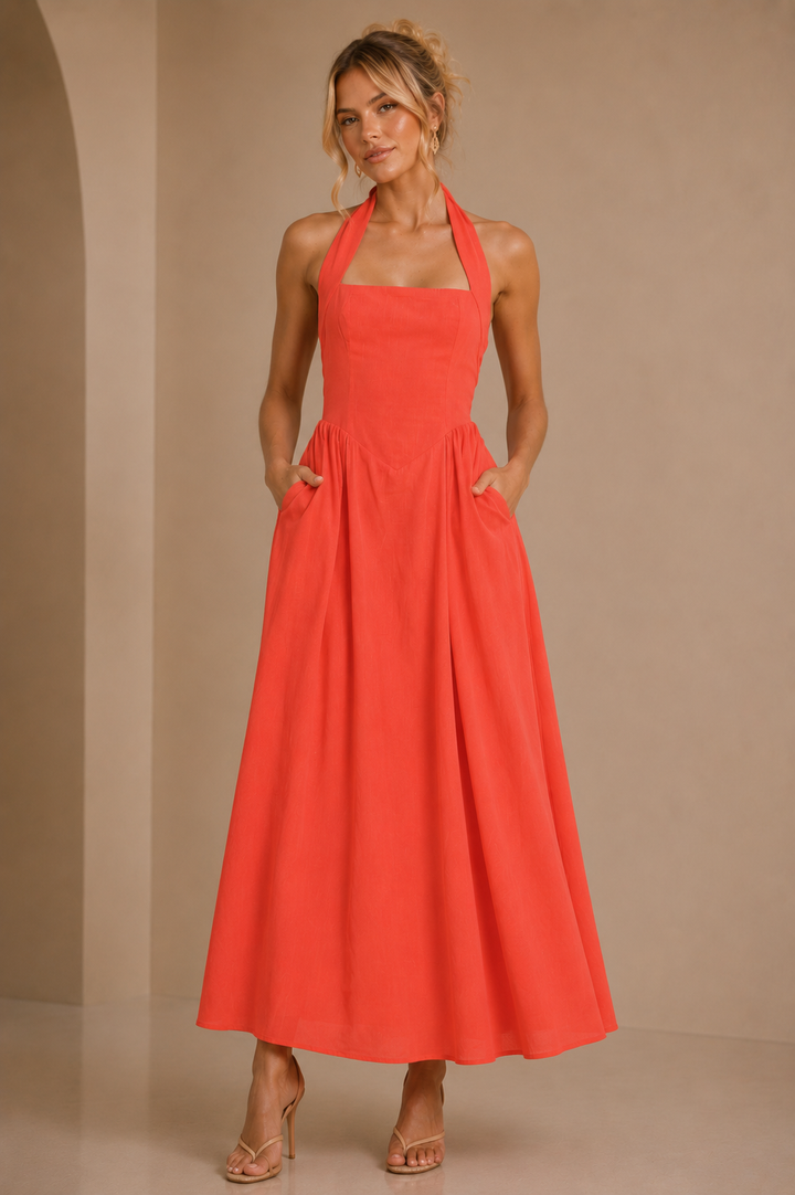 Karys | Halter Maxi Dress