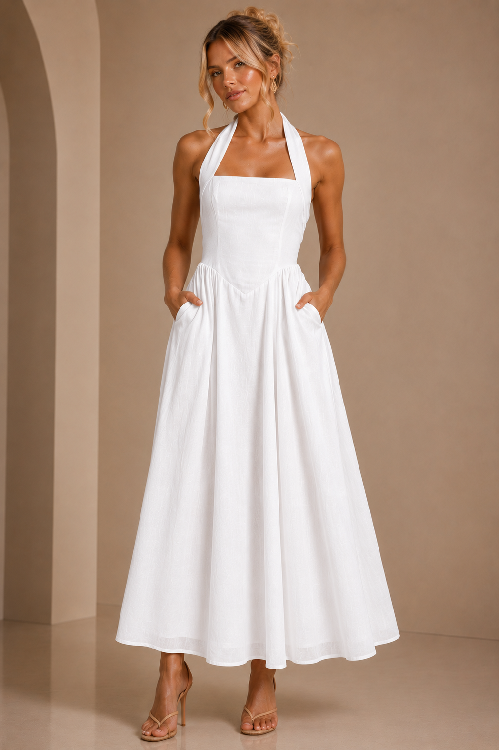Karys | Halter Maxi Dress