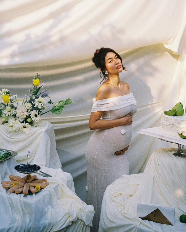 Vionnet | Petalwhisper Maternity Dress