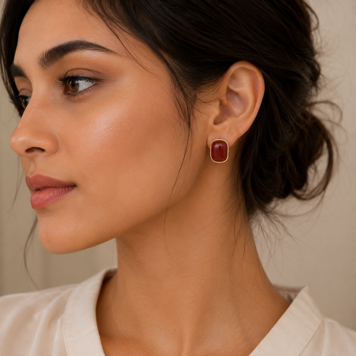 Leonora | Pearl Stud Earrings Set