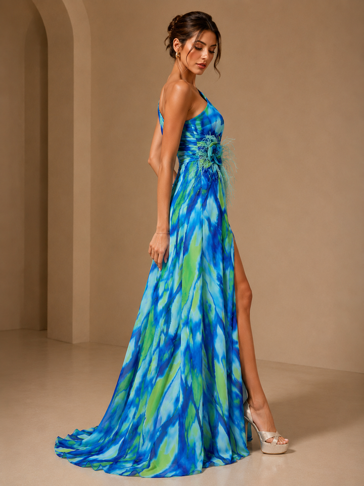 Lorna | Vibrant Draped Gown