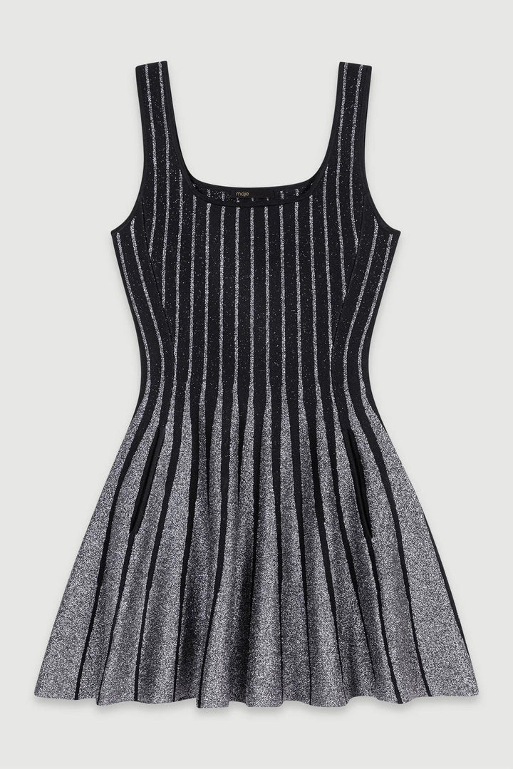 Raina | Striped Glitter Dress