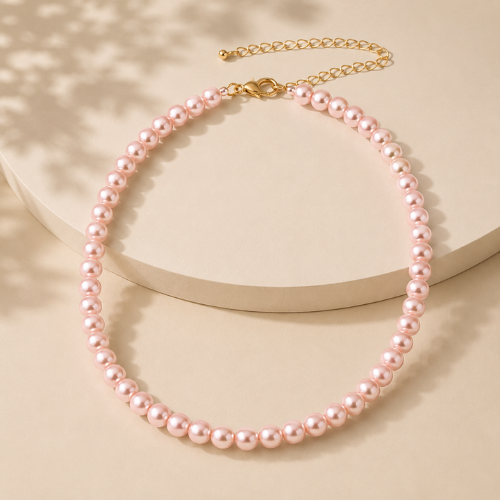 Margot | Classic Faux Pearl Choker Necklace
