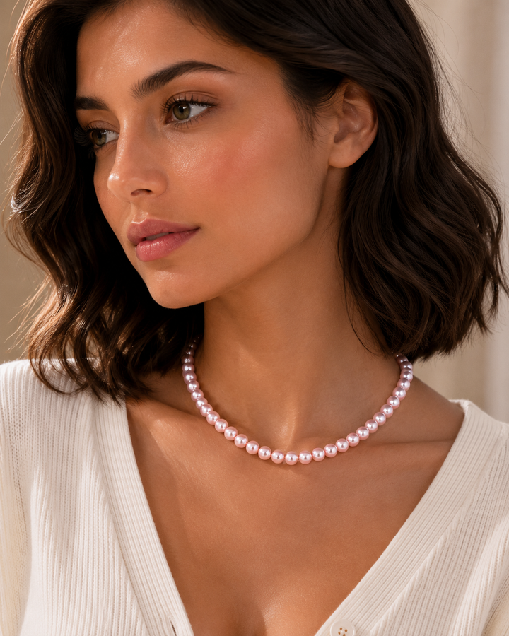 Margot | Classic Faux Pearl Choker Necklace