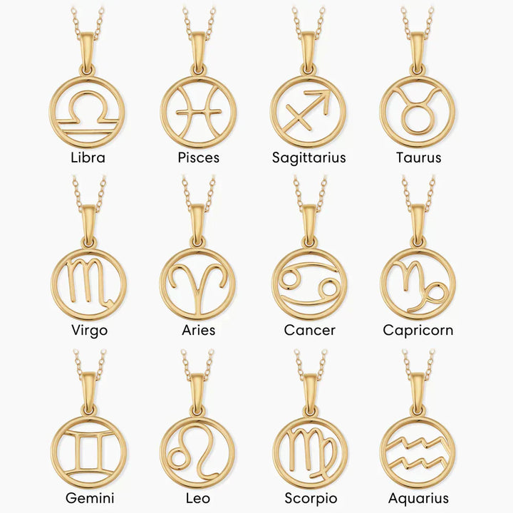 Pernel | Zodiac Pendant Necklace