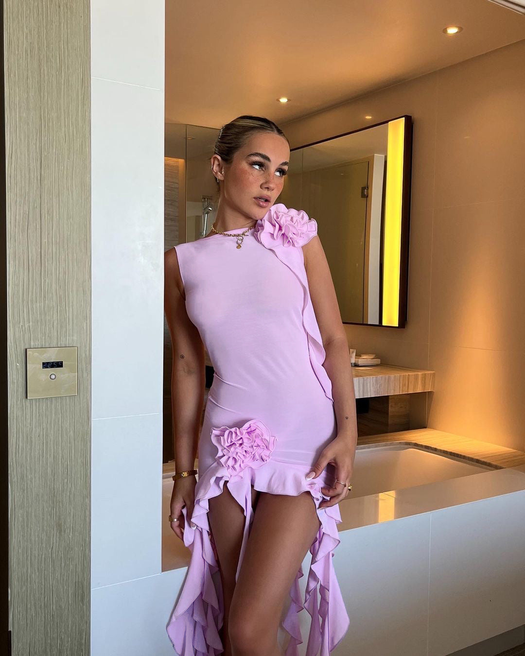 Faustine | Petalwave Mini Dress