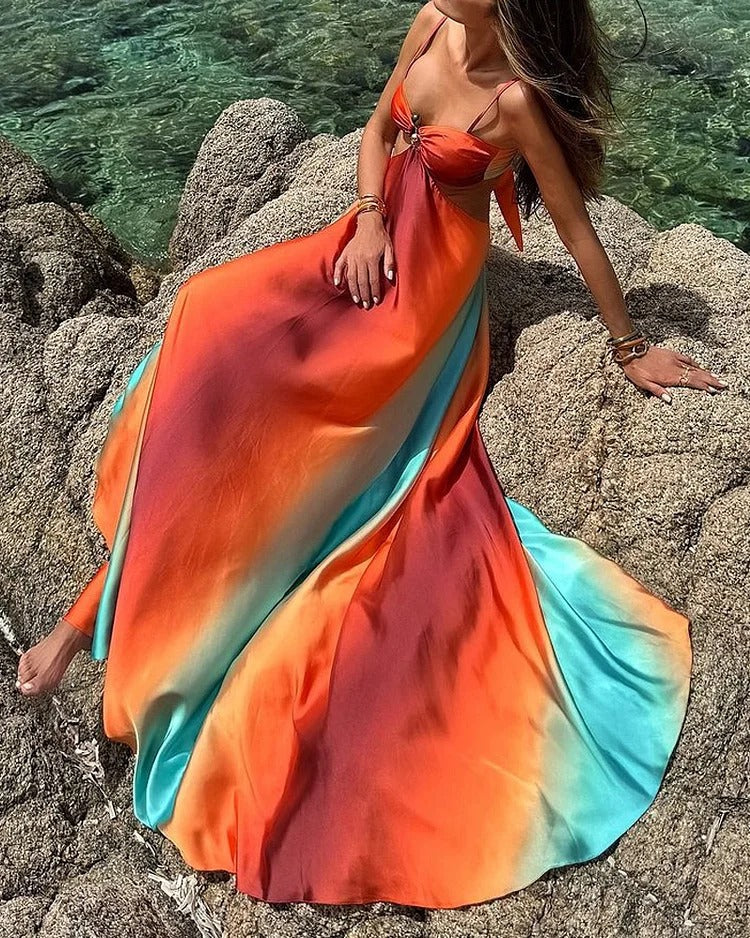 Victoria | Sunset Maxi Dress