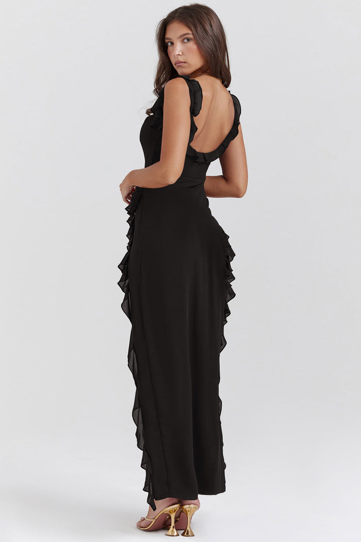 Maira | Ruffled Maxi Dress