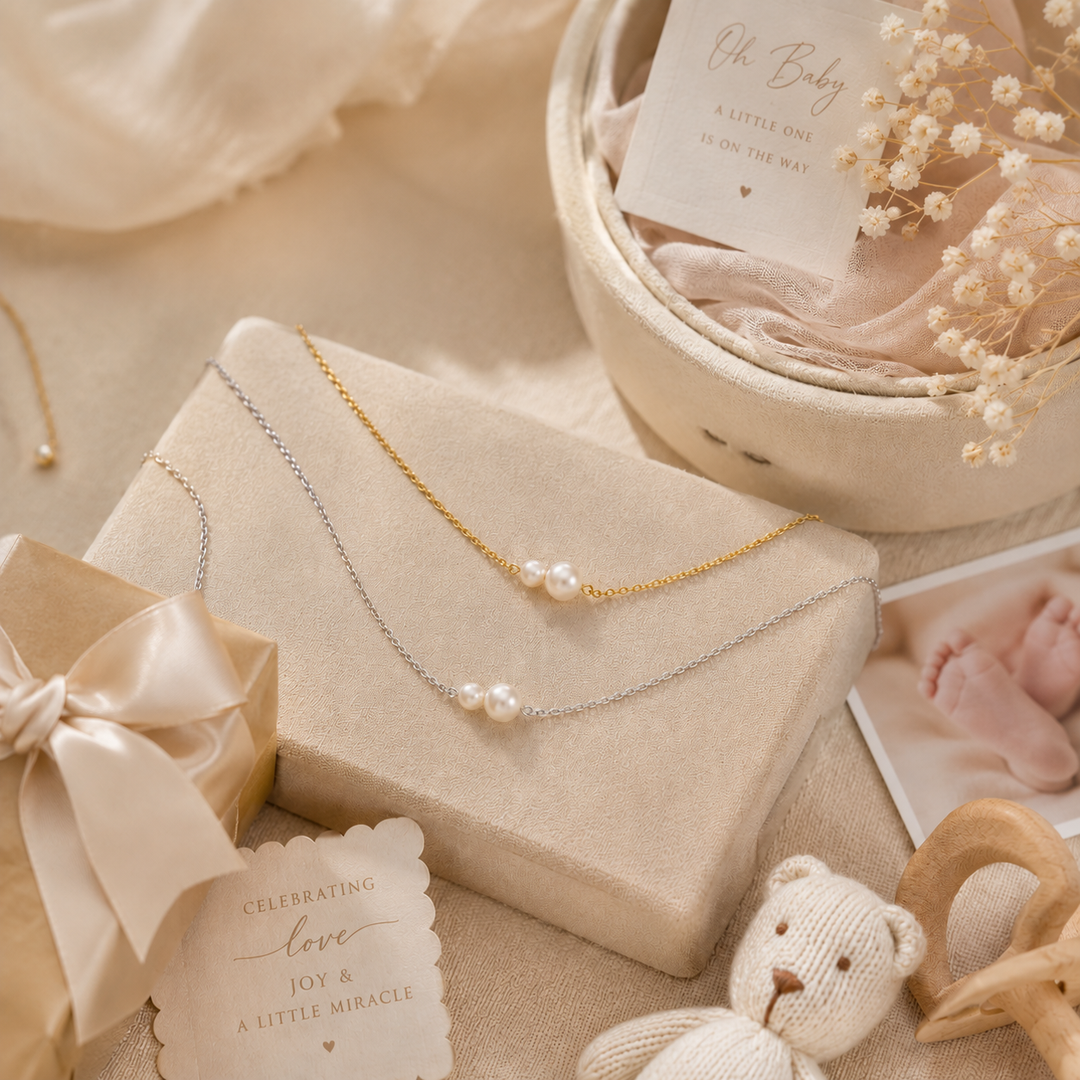 PEARLISSE Baby Shower Necklace