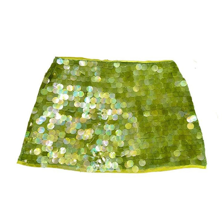 Lark | Vibrant Sequin Mini Skirt