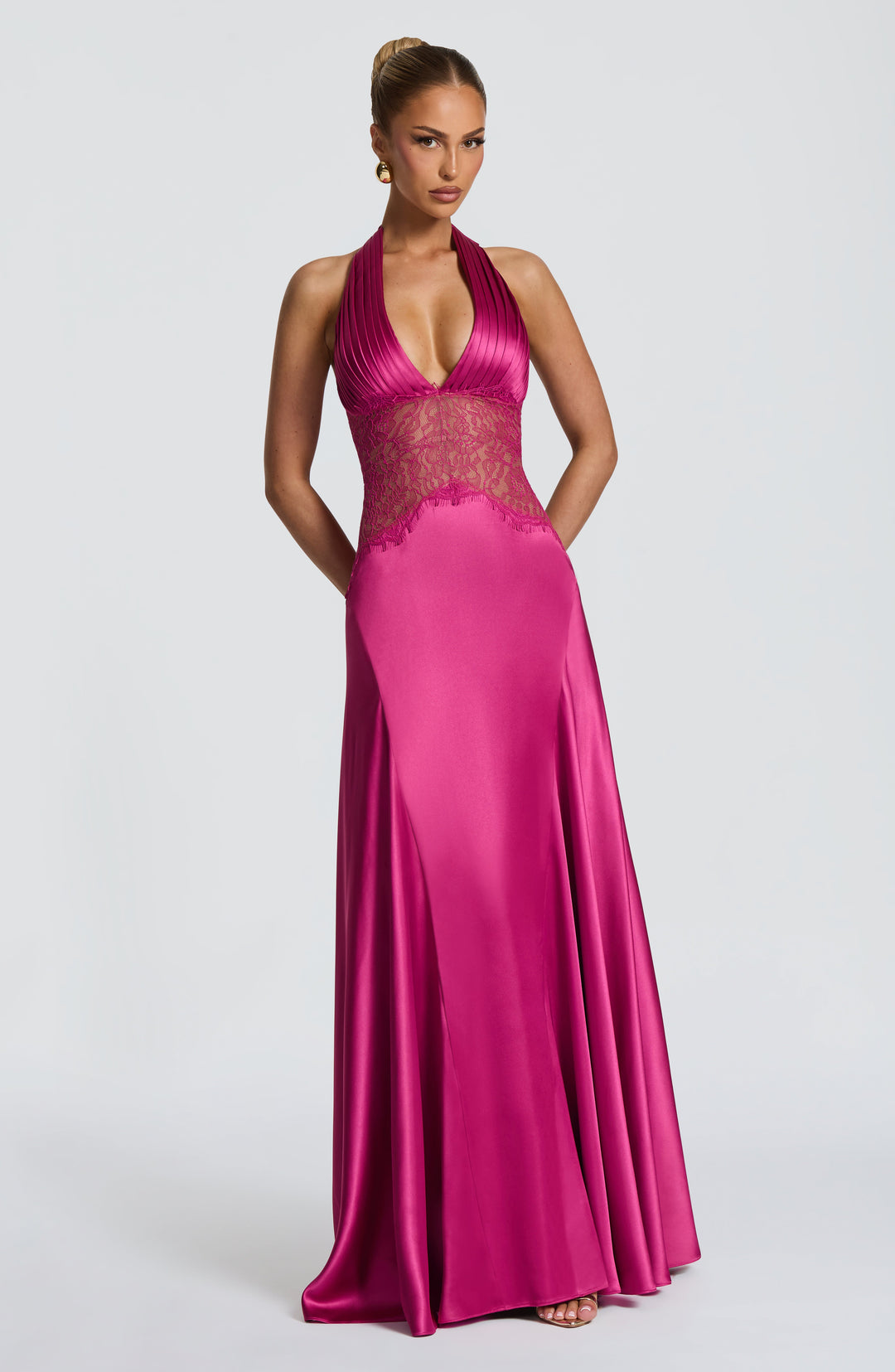 Mireia | Satin Maxi Dress