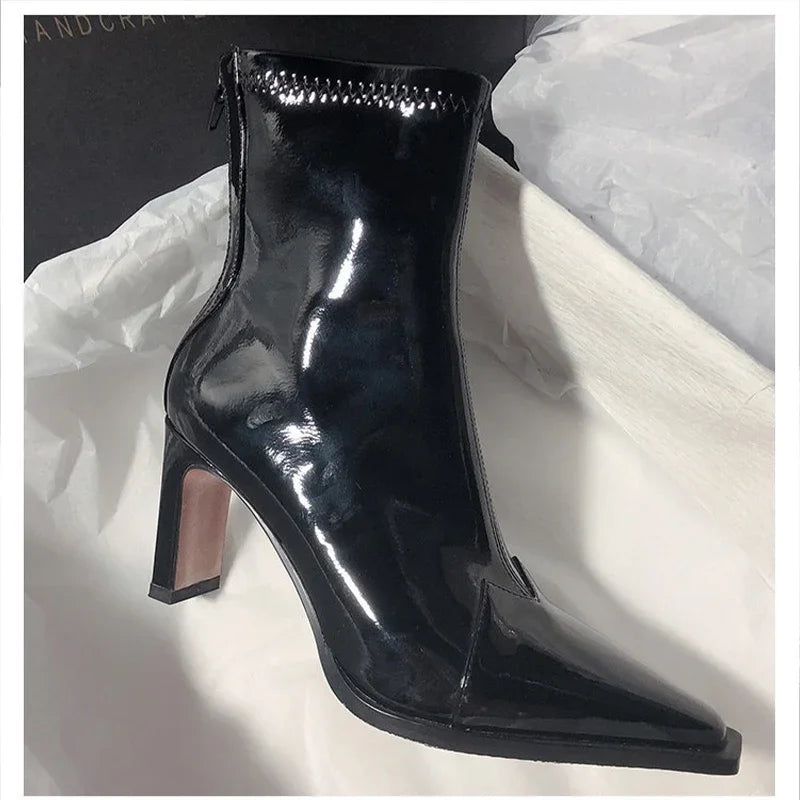 Makenzie | Patent Leather Boots