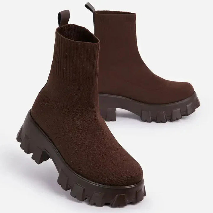 Opal | Chunky Sock Boots