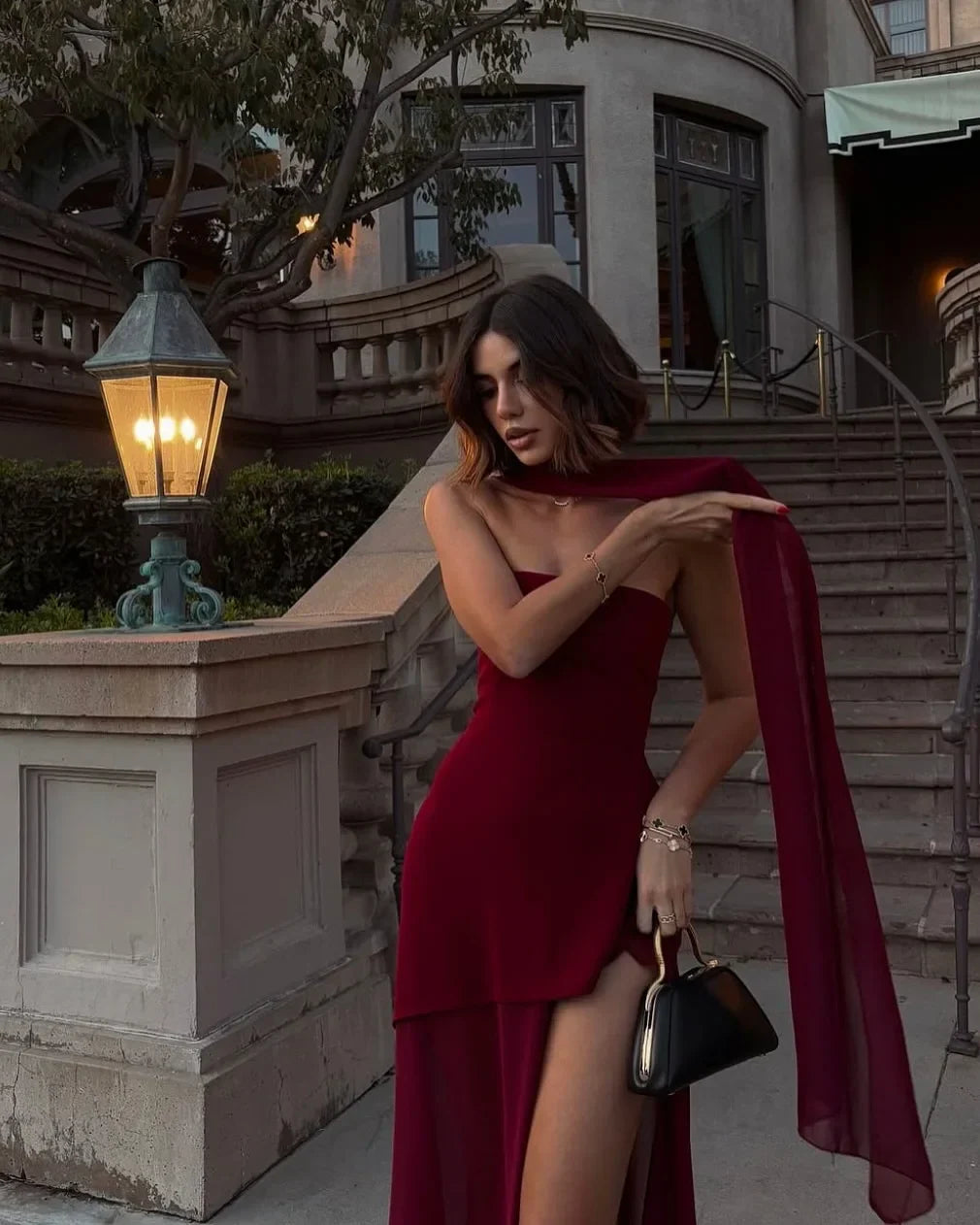 Georgia | Elegant Layered Gown