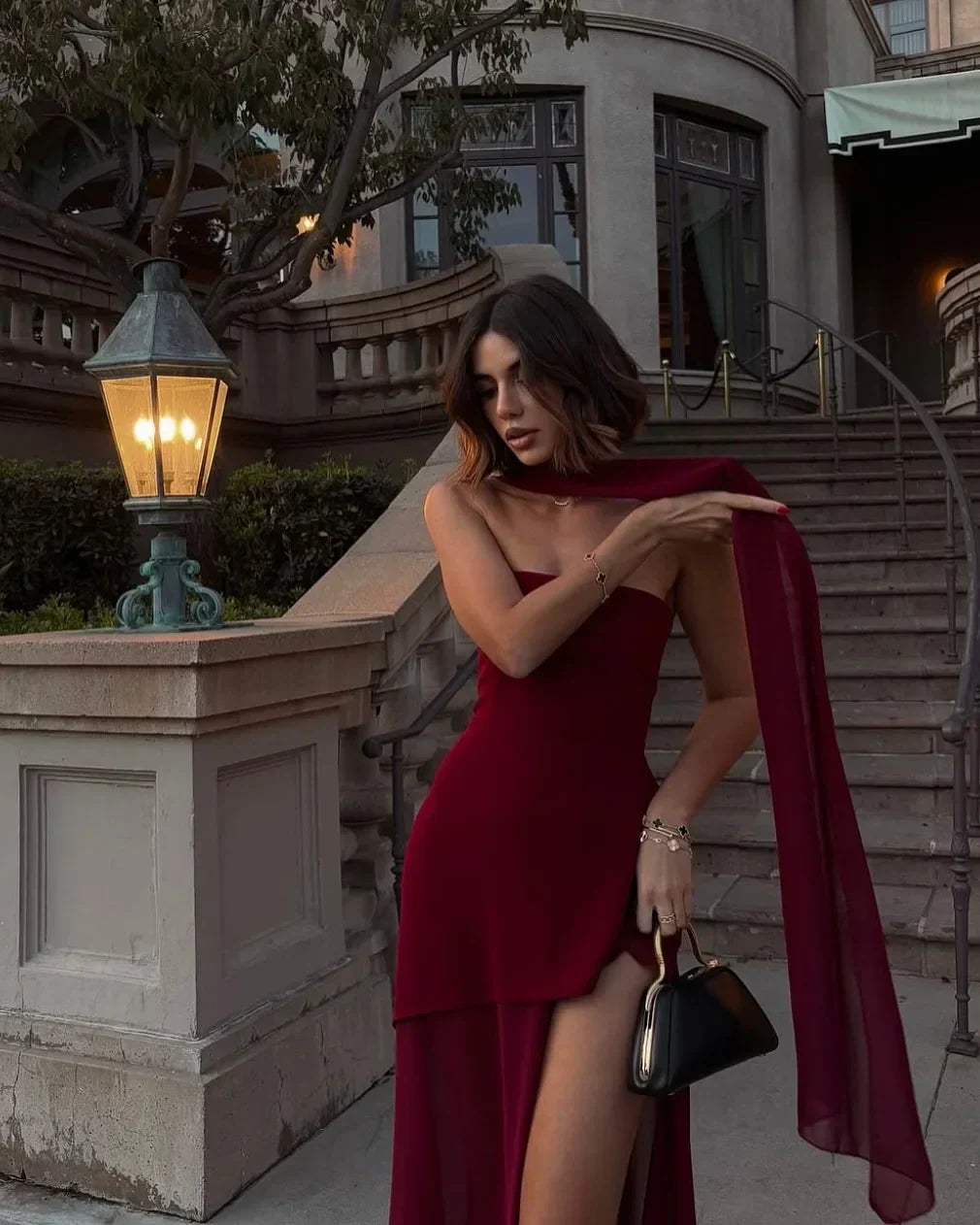 Georgia | Elegant Layered Gown