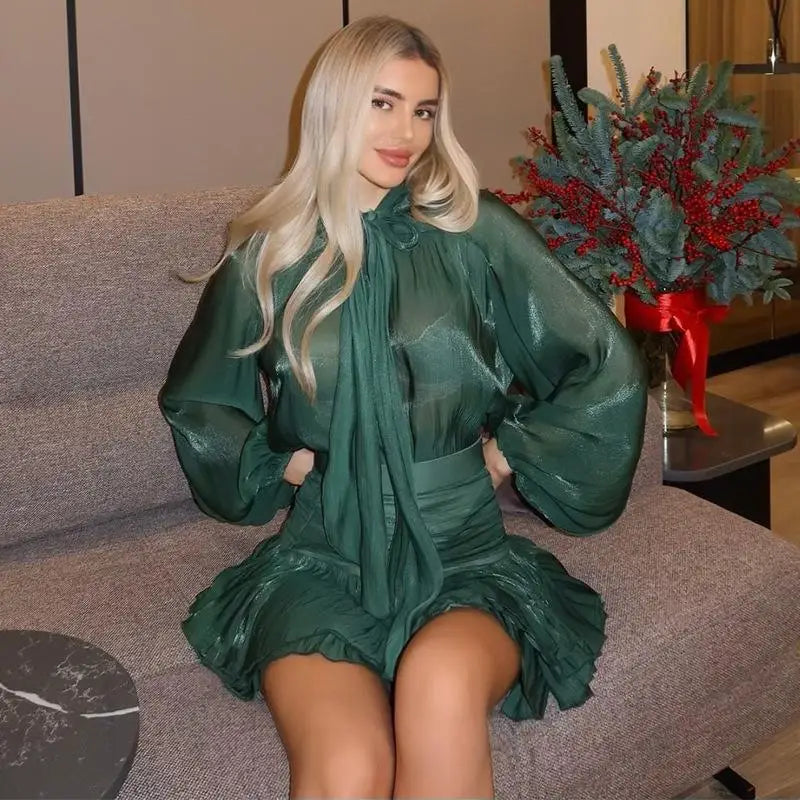 Jill | Graceful Sheer Dress