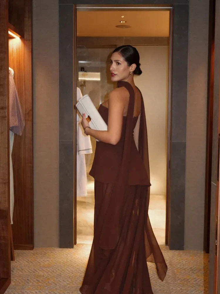 Georgia | Elegant Layered Gown