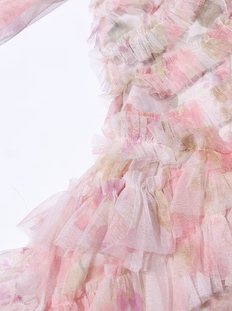 Zeri | Pastel Ruffle Dress