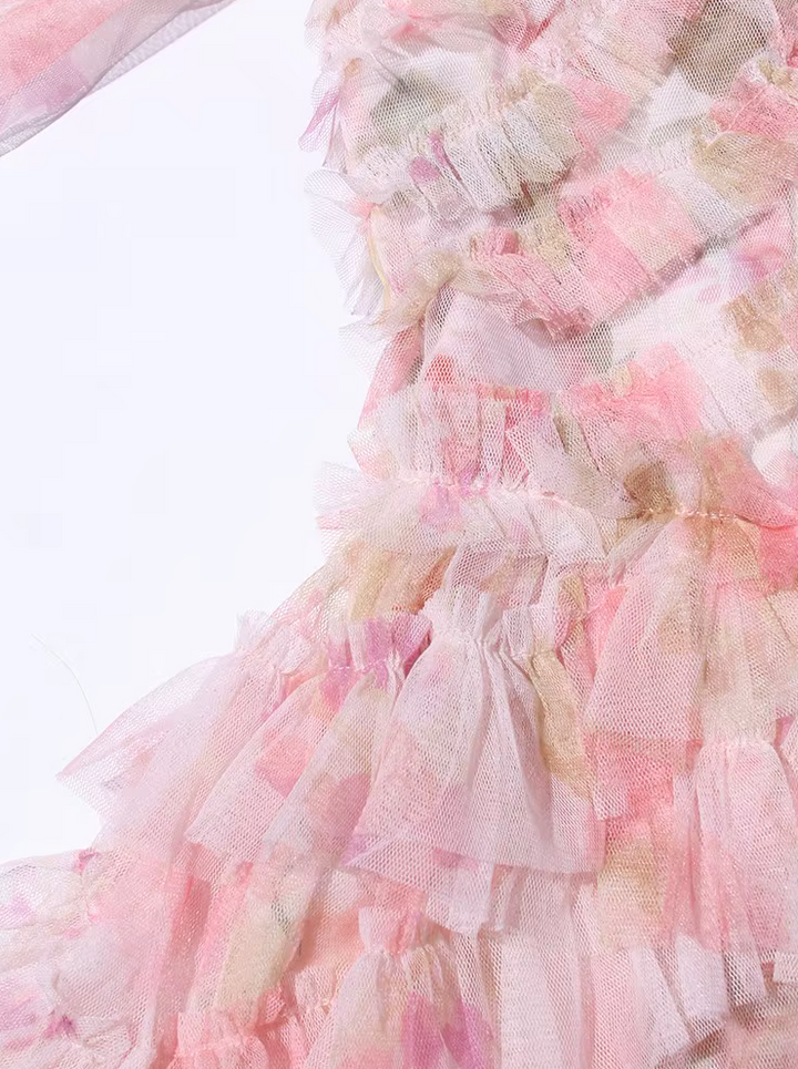 Zeri | Pastel Ruffle Dress