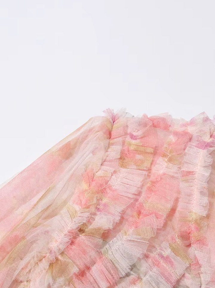 Zeri | Pastel Ruffle Dress