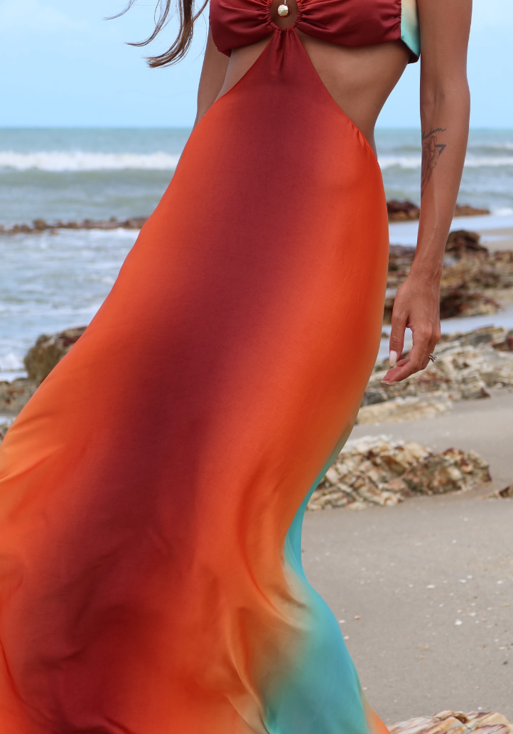 Victoria | Sunset Maxi Dress