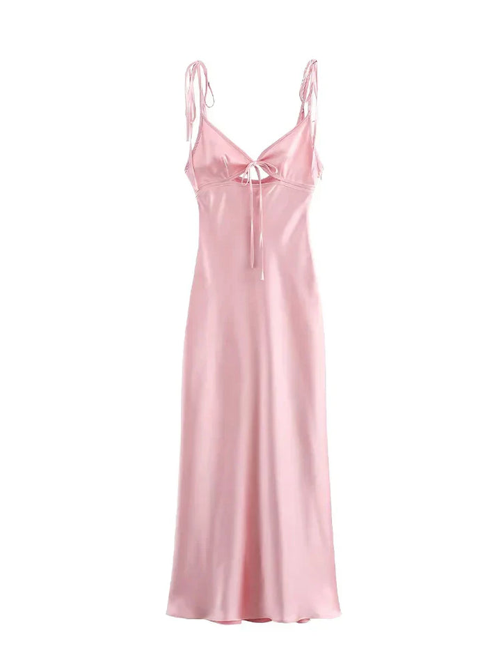 Beryl | Satin Maxi Dress