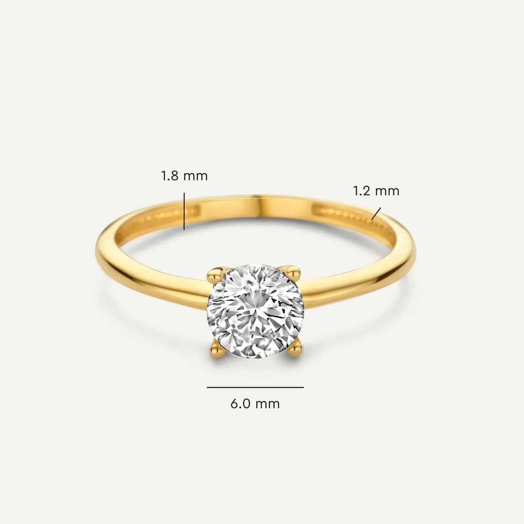 Clotilda | Timeless Classic Ring