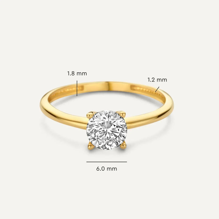 Clotilda | Timeless Classic Ring