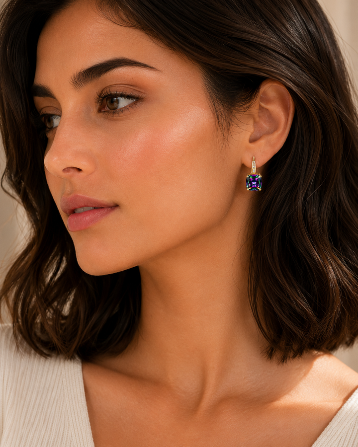 Talindra | Shimmering Drop Earrings