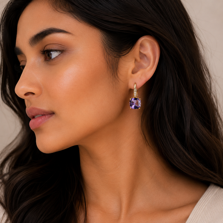 Talindra | Shimmering Drop Earrings
