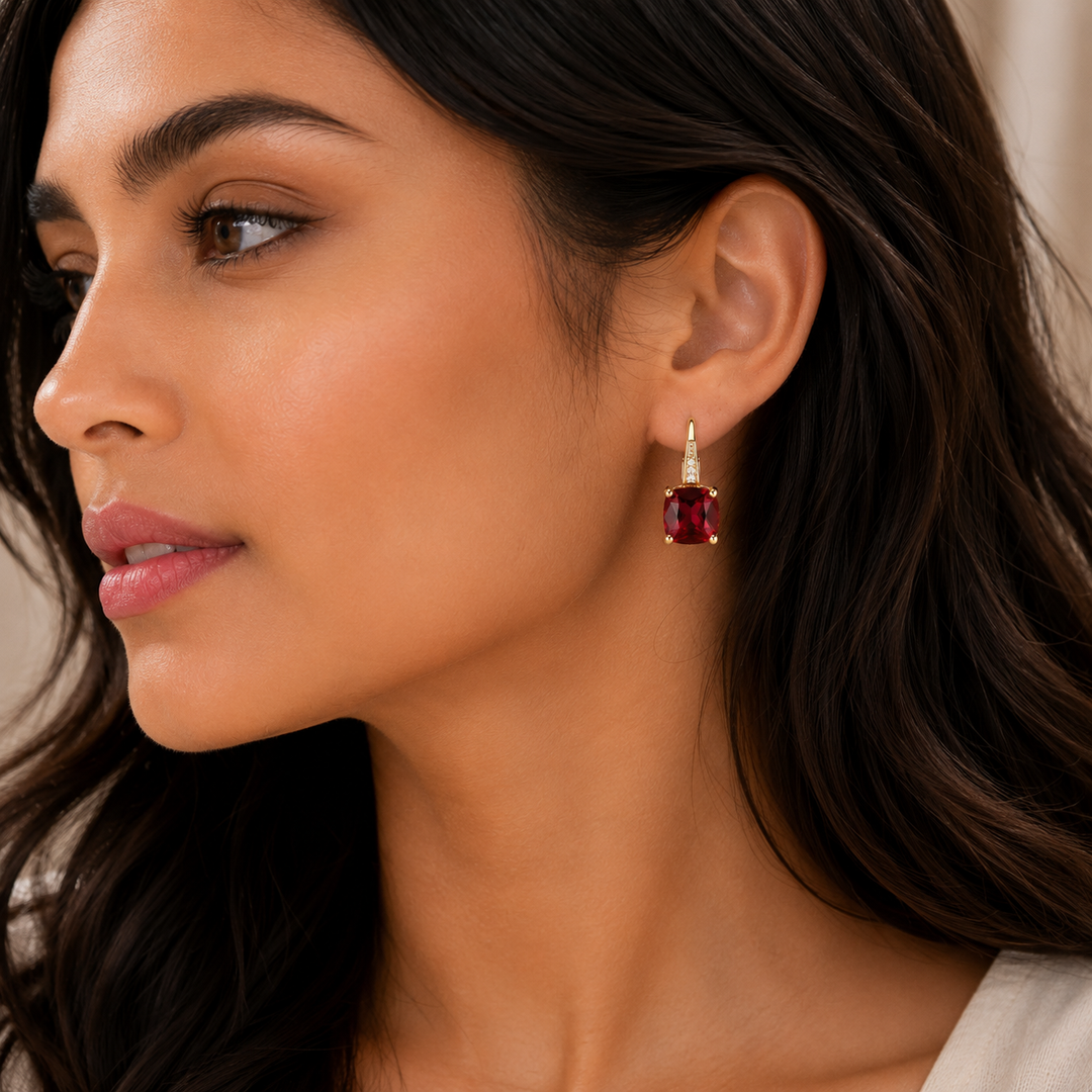 Talindra | Shimmering Drop Earrings
