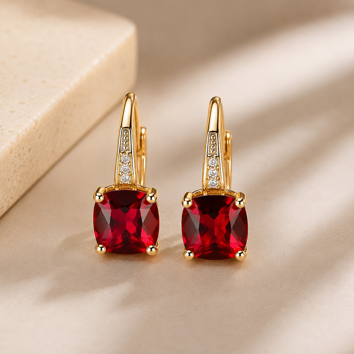 Talindra | Shimmering Drop Earrings