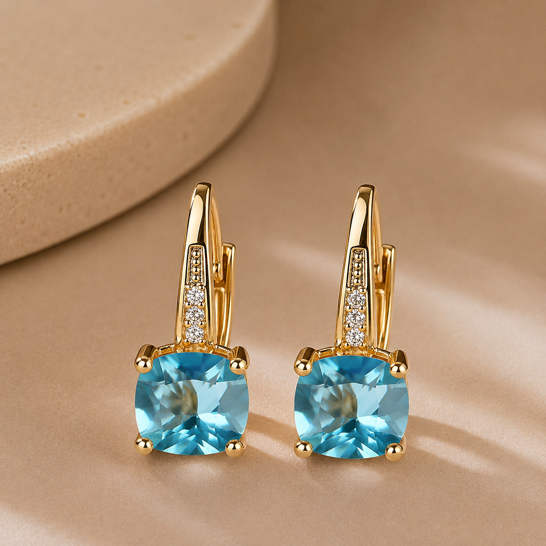 Talindra | Shimmering Drop Earrings